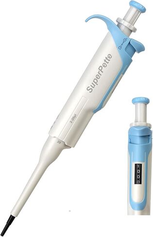 Scilogex SuperPette, Autoclavable Premium Pipette for Research, Production, and Scientific Labs, Ambidextrous Central Digital Display, 100-1000μl - 2 Pack in Saudi Arabia