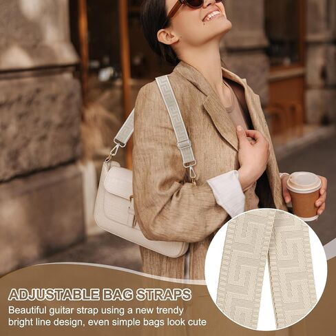 PATIKIL Purse Strap, Adjustable Crossbody Bag Straps Wide Shoulder Strap Universal Replacement Shoulder Bag Belt for Women's Handbags Canvas Satchels Bag Backpack, Orange in Saudi Arabia