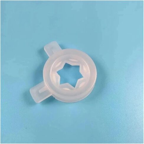 Hexagonal Star Shaped Nozzle Cover Parts for Soft ice Cream Machine, Used for ice Cream Machine Replacement, Inner Diameter 37mm, 3 Pieces in Saudi Arabia