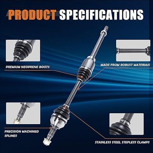 CV Axle Shaft Assembly 39101ET80C 39101JA010 Compatible with Nissan Altima 2007-2013 Compatible with Rogue 2011-2013 Compatible with Rogue Select 2014-2015, Front Left Driver Side in Saudi Arabia