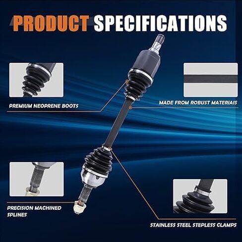 CV Axle Shaft Assembly 39101ET80C 39101JA010 Compatible with Nissan Altima 2007-2013 Compatible with Rogue 2011-2013 Compatible with Rogue Select 2014-2015, Front Left Driver Side in Saudi Arabia