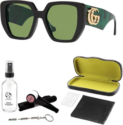 Gucci GG0956S Designer Sunglasses: Elegant Oversize Geometric Frame Eyewear with Premium eSHADES Kit - Epitome of Luxury and Style in Saudi Arabia