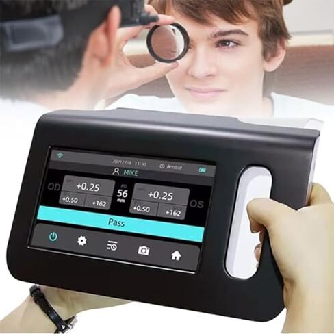 سعة 7 بوصة طب العيون ، فزى الرؤية ، مسافة 98 سم قياس ، 0-180 درجة محور ، مع شاشة لمس شاشة LCD ووظيفة تخزين البيانات ، للزرق ، متلازمة العين in Saudi Arabia