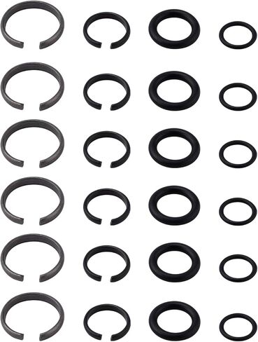 6 مجموعات 3/8 "و 6 مجموعات 1/2" تأثير حلقات احتكاك مقطع الخاتم مع O-Ring ، 1/2 "و 3/8" مقبس مقبس وورش الاحتفاظ بمقبس الالتفاف للكهرباء/الهوائية نوع التجنيب الرني in Saudi Arabia