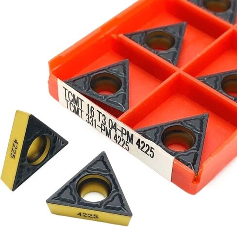 Indexable Carbide Lathe Tool TCMT16T308 TCMT16T304 PM4225 External Metal Turning Tool Indexable Tool Cutting Tools (Size : TCMT16T304 PM 4225) in Kuwait