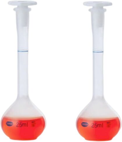 10Pcs 100mL Polypropylene Volumetric Flask Plastic Bottle with PP Stopper in Saudi Arabia