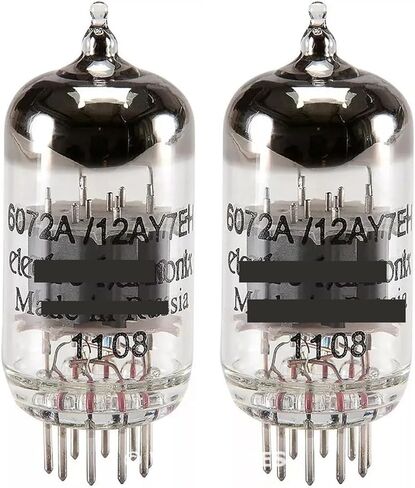 Gain matched pair (2) 12AY7 / 6072A vacuum tubes - in Saudi Arabia