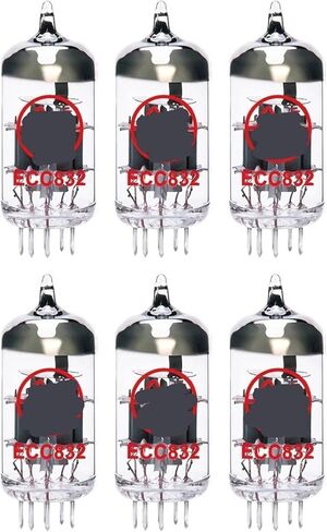 6 Pcs gain matched 12DW7 / ECC832 / 7247 vacuum tubes in Saudi Arabia