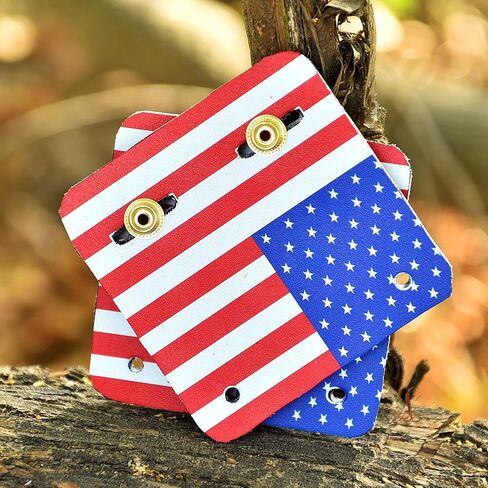 American Flag Wrestling Belt Wall Mount Display Hanger, 2-Pack, Leather in Saudi Arabia