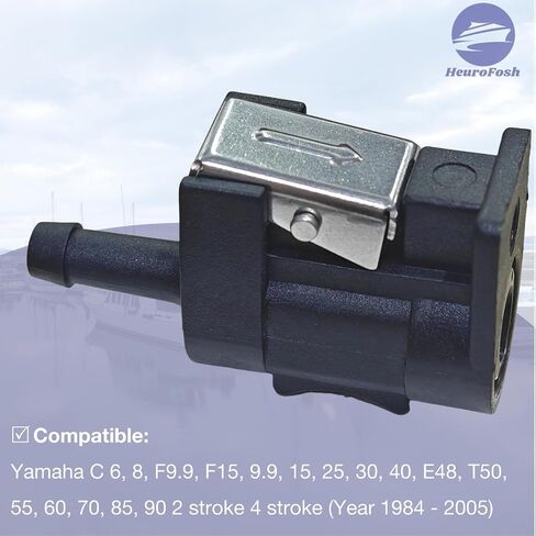 6y1-24305 موصل شركات مفصل أنبوب الوقود ل yamaha 6-90 HP المحرك الخارجي 1/4 بوصة خرطوم 6YL-24305-00 18-80413 in Kuwait