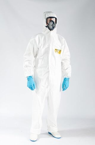Hazmat Suit Disposable Coverall Protective Coverall PPE Hazmat Suits Painters Suit Breathable Water proof in Saudi Arabia