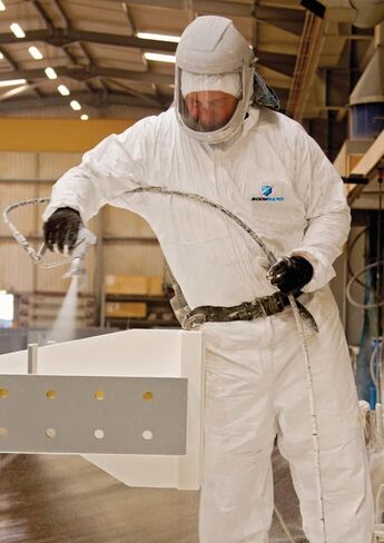 5PACK Hazmat Suit Disposable Coverall Protective Coverall PPE Hazmat Suits Painters Suit Breathable Water proof in Saudi Arabia