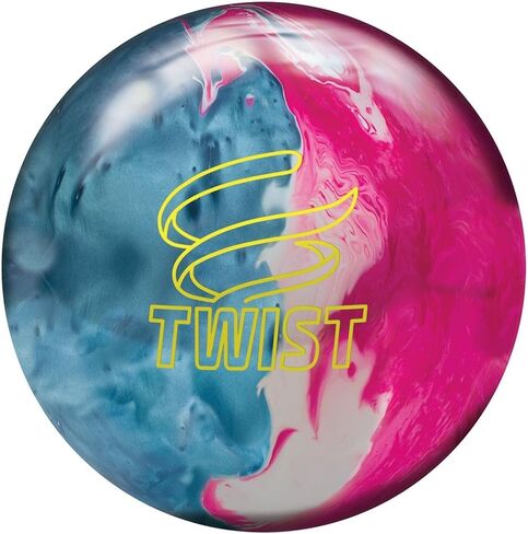 Brunswick Twist Reactive Bowling Ball- Sky Blue/Pink/Snow in Saudi Arabia