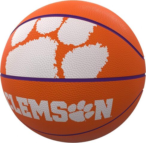 Logo Brands Officially Licensed NCAA Unisex Autograph Mascot Official-Size Rubber Basketball, Team Color in Saudi Arabia