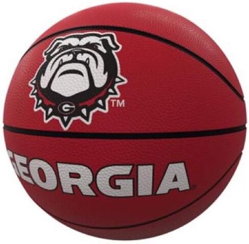 Logo Brands Officially Licensed NCAA Unisex Autograph Mascot Official-Size Rubber Basketball, Team Color in Saudi Arabia