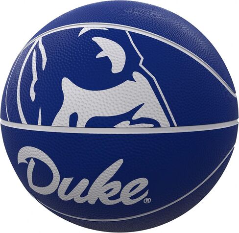 Logo Brands Officially Licensed NCAA Unisex Autograph Mascot Official-Size Rubber Basketball, Team Color in Saudi Arabia