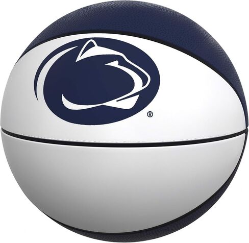 Logo Brands Officially Licensed NCAA Unisex Autograph Mascot Official-Size Rubber Basketball, Team Color in Saudi Arabia