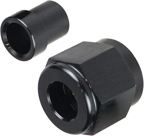 lyrlody Aluminum Fitting, Female Tube Nut Corrosiveness Resistants, High Temperature resistants, Multiple Sizes with 1/2' OD Aluminum Tubing for Harsh Environments and (10AN) in Kuwait