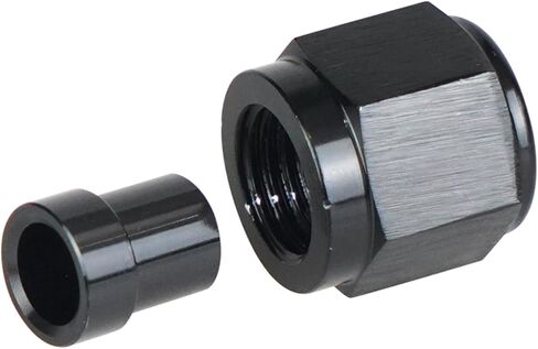 lyrlody Aluminum Fitting, Female Tube Nut Corrosiveness Resistants, High Temperature resistants, Multiple Sizes with 1/2' OD Aluminum Tubing for Harsh Environments and (10AN) in Kuwait