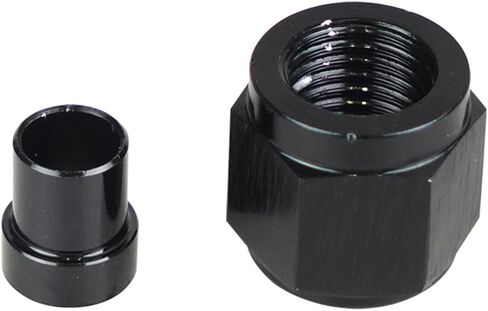 lyrlody Aluminum Fitting, Female Tube Nut Corrosiveness Resistants, High Temperature resistants, Multiple Sizes with 1/2' OD Aluminum Tubing for Harsh Environments and (10AN) in Kuwait