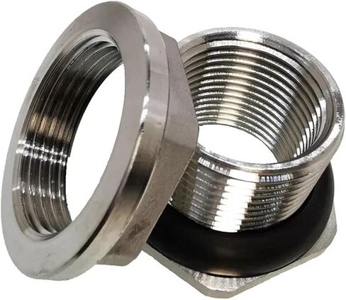 3/4" 1" 1-1/4" 1-1/2" BSP Male Thread 304 Stainless Steel Pipe Single Loose Key Swivel Fitting Nut Water Tank Jointer Connector(1 Inch) in Saudi Arabia