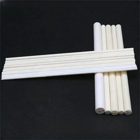 5pcs Four Hole 99 95 Alumina Ceramic Tube Core Insulation Aluminum Oxide Protective Sleeve 250mm(14x3.9x250mm 5pcs) in Saudi Arabia
