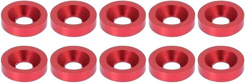 30pcs Bumper Mudguard Washer Bolts M6x1.0 Aluminum Alloy Engine Bay Dress Up Screw Gold Tone in Saudi Arabia