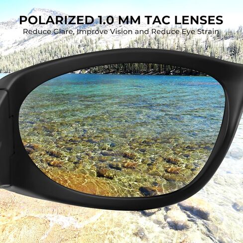 KastKing Raccoon Polarized Sport Sunglasses for Men and Women, Wide Temple Wrap, Ideal for Driving Fishing Cycling Running in Saudi Arabia