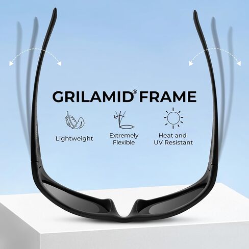 KastKing Raccoon Polarized Sport Sunglasses for Men and Women, Wide Temple Wrap, Ideal for Driving Fishing Cycling Running in Saudi Arabia