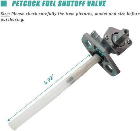 Fuel Petcock & Lever متوافق مع Honda TRX350 TRX400 TRX420 RANCHER TRX400 TRX450 FOREMAN RUBICON TRX650 RINCON TRX250 RECENT TRX250EX OE 16950-HN7-003 16950-HM8-003 in Saudi Arabia