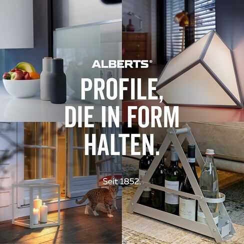 GAH-Alberts 475666 U-Profile Aluminium, Natural, 1000 x 10 x 10 mm in Kuwait