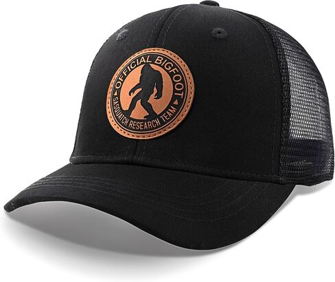 قبعة Bigfoot Mesh للرجال - Snapback Sasquatch Cap قابلة للتعديل الصيد والمشي لمسافات طويلة قبعة معدات في الهواء الطلق التنفس in Kuwait