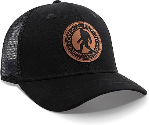 قبعة Bigfoot Mesh للرجال - Snapback Sasquatch Cap قابلة للتعديل الصيد والمشي لمسافات طويلة قبعة معدات في الهواء الطلق التنفس in Kuwait