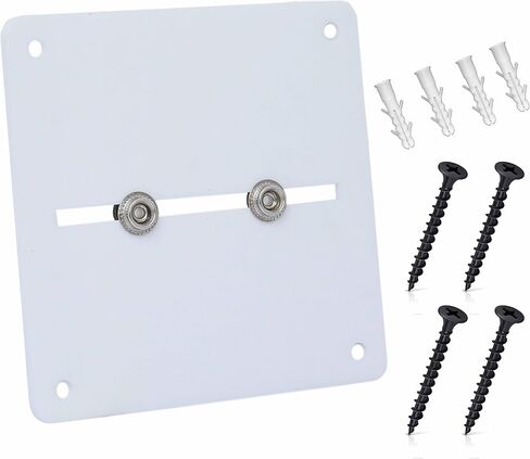 Wrestling Belt Wall Mount Hanger - Heavy-Duty Universal Replics Belts Clear Acrylic Plastic Display for Championship Belts 13cm X 13cm in Kuwait