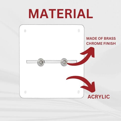Wrestling Belt Wall Mount Hanger - Heavy-Duty Universal Replics Belts Clear Acrylic Plastic Display for Championship Belts 13cm X 13cm in Kuwait