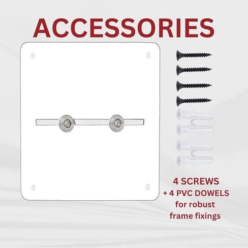 Wrestling Belt Wall Mount Hanger - Heavy-Duty Universal Replics Belts Clear Acrylic Plastic Display for Championship Belts 13cm X 13cm in Kuwait