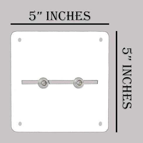 Wrestling Belt Wall Mount Hanger - Heavy-Duty Universal Replics Belts Clear Acrylic Plastic Display for Championship Belts 13cm X 13cm in Kuwait