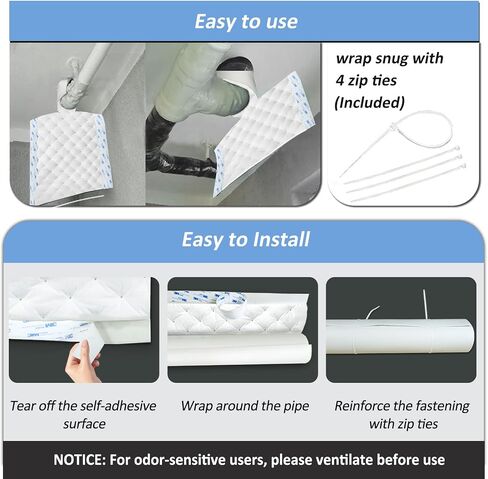 BXI Double Noise Blocker Sound Proof Foam, 39.4 X 13.4 X 1 inch Egg Crate Foam Rubber Sound Deadening Material, Sound Dampening Acoustic Panels for HVAC, Pipe, Machine, Window, Wall, Door in Saudi Arabia