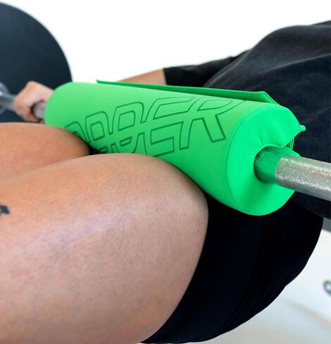 UPPPER Barbell Pad for Hip Thrusts and Glute Bridges - 1.5" Thick Foam for Comfort and Support, Secure Hook-and-Loop Closure - Fits Olympic & Standard Bars | Premium Fitness Gear in Saudi Arabia