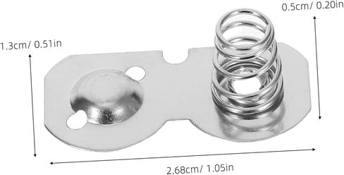 10pcs Battery Contact Spring Nickel Plated Conversion for Aa Battery Holders Negative to Positive Spring for Remote Controls and Gadgets Compatibility in Saudi Arabia