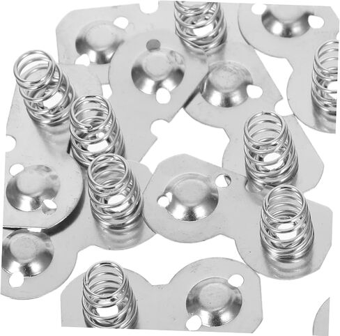 10pcs Battery Contact Spring Nickel Plated Conversion for Aa Battery Holders Negative to Positive Spring for Remote Controls and Gadgets Compatibility in Saudi Arabia