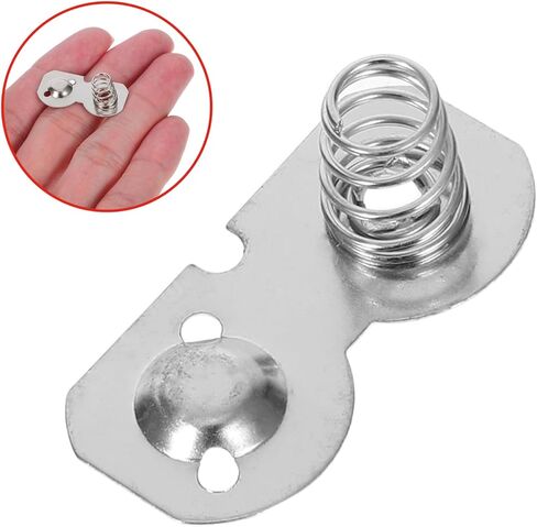 10pcs Battery Contact Spring Nickel Plated Conversion for Aa Battery Holders Negative to Positive Spring for Remote Controls and Gadgets Compatibility in Saudi Arabia