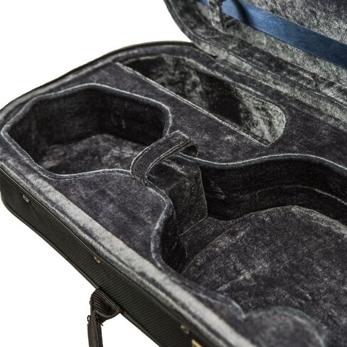 SKY 4/4 Full Size Violin Oblong Case Lightweight with Hygrometer Black/Deep Blue-Gray in Saudi Arabia