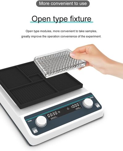 شاكر صفيحة Microplate Micro-plate لوحة ELISA/لوحة زراعة الأنسجة*4 مع نطاق RPM محرك بدون فرش 500 إلى 1200 دورة في الدقيقة RPM زيادة 10rpm AC in Saudi Arabia