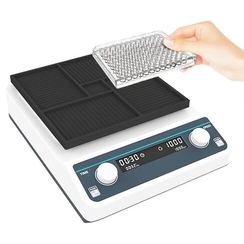 MicroPlate Oscillator with Brushless Motor RPM Range 500 to 1200rpm RPM Increment 10rpm Handling Range Elisa Plate/Tissue Culture Plate*4 in Kuwait