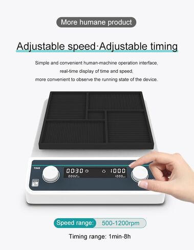 MicroPlate Oscillator with Brushless Motor RPM Range 500 to 1200rpm RPM Increment 10rpm Handling Range Elisa Plate/Tissue Culture Plate*4 in Kuwait