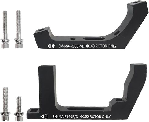 SM-MA-F160P/D R160P/D Flat Mount to Post Mount Brake Caliper Adapter for 160mm Rotors Road Disc Brake FM to PM in Kuwait