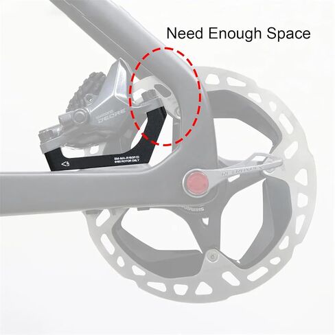 SM-MA-F160P/D R160P/D Flat Mount to Post Mount Brake Caliper Adapter for 160mm Rotors Road Disc Brake FM to PM in Kuwait
