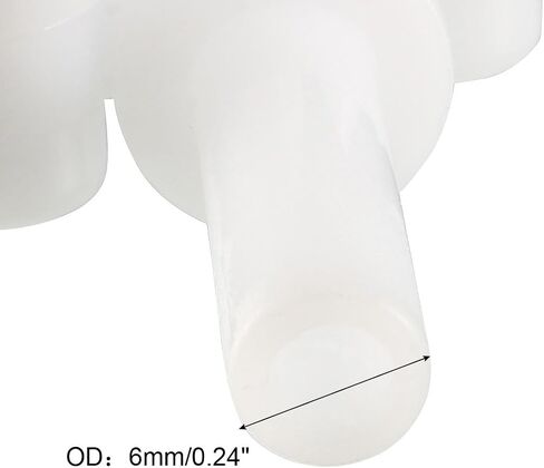 uxcell 1/4" Hall Effect Water Flow Sensor Switch Flowmeter Counter Fluid Meter DC5V 0.15-1.5L/Min SEN-HZ06K in Saudi Arabia