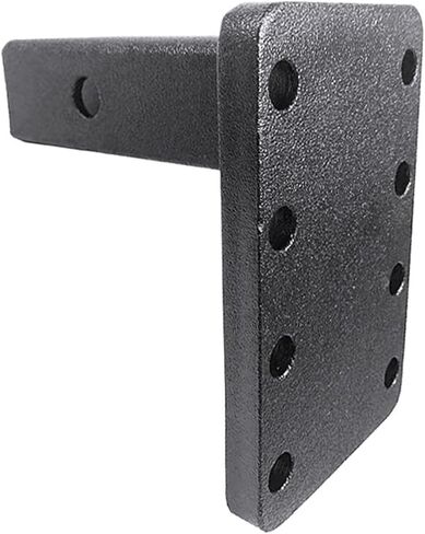 Adjustable Pintle Hook Fixing Base Receiver Fixture Trailer Hitch Towing Heavy Duty RV Camper Caravan Parts Accessories in Saudi Arabia